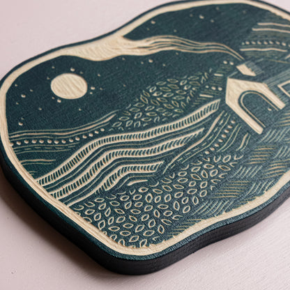 Cottage in the fields