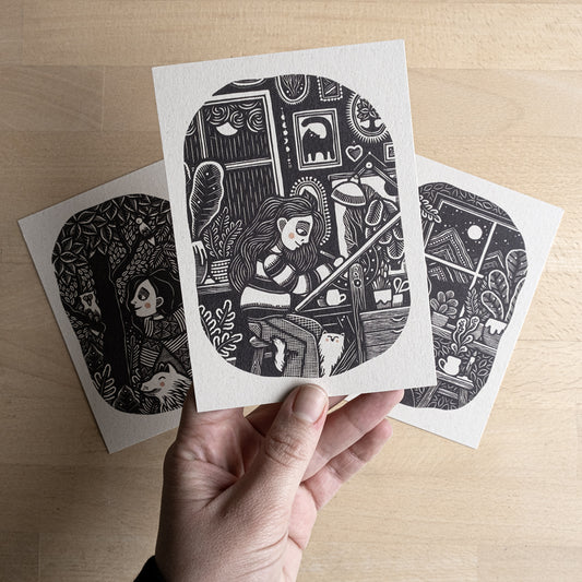 Slow Autumn Day - cards set